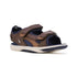 NAUTICA Toddler Boys Helm Logo Double Strap Sandals Brown, Tan, Ivory Size 6
